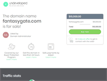 Tablet Screenshot of fantasygate.com